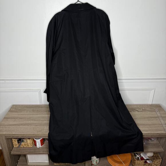 Burberry Black Mens 48 L Sher 3050 Car Coat Detachable Wool Novacheck Liner - Picture 10 of 16